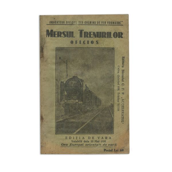 Mersul trenurilor, ediția de vară, 1932