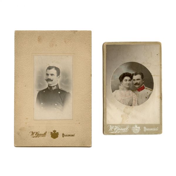 Gheorghe și Jeana Eliade, două fotografii de epocă