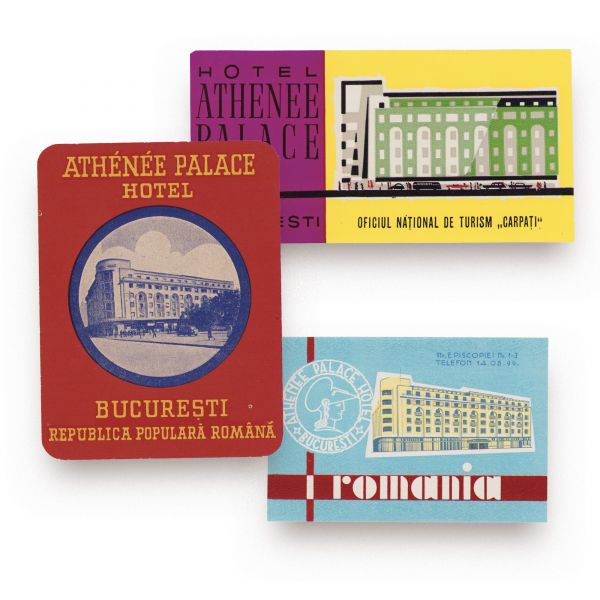 Athénée Palace, trei reclame 