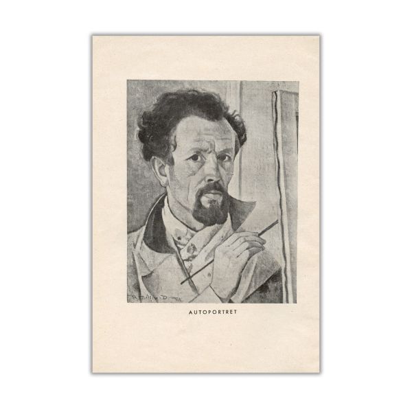 Ion Grosanu, Traian Bilțiu-Dăncuș, 1946, cu dedicația pictorului