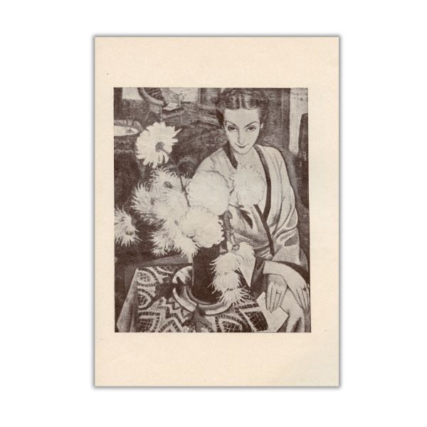 Ion Grosanu, Traian Bilțiu-Dăncuș, 1946, cu dedicația pictorului