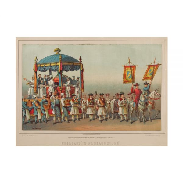 Carol Popp de Szathmáry, Cofetarii și Restauratori - Albumul Carelor Simbolice, cromolitografie