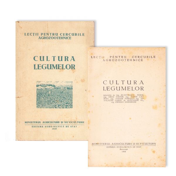 Ing. Dumitrescu Mihai, Prodan Gheorghe, Cultura legumelor, 1955