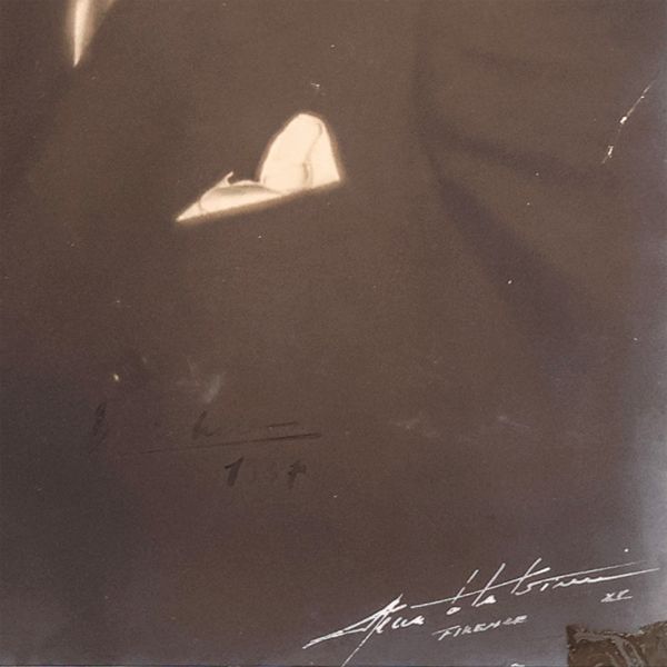 Regele Mihai I al României, fotografie de epocă, atelier italian, 1937, semnat olograf „Michele”