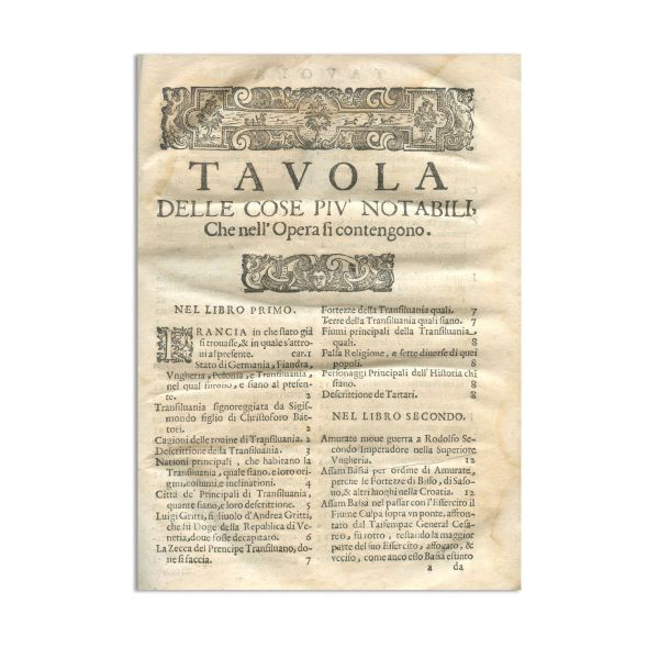 Ciro Spontone, Historia dela Transilvania, 1638