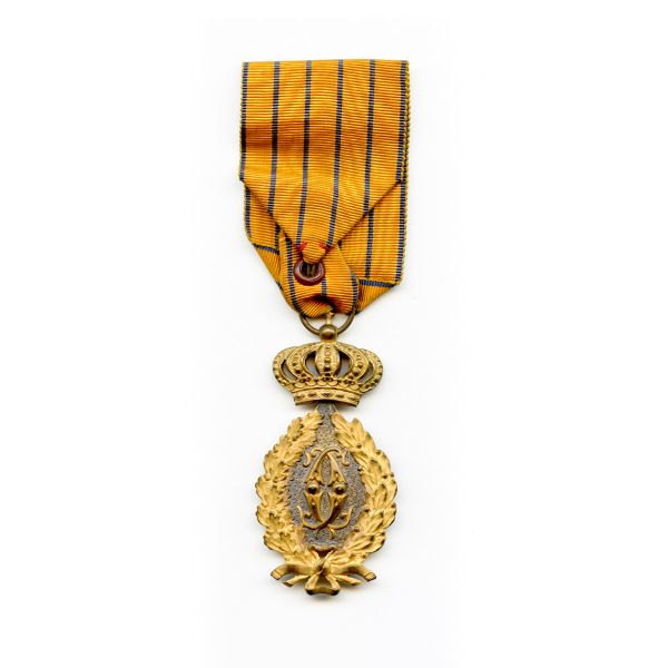 Nerone Popescu, semnul onorific pentru XXV de ani de serviciu militar, model II, 1932