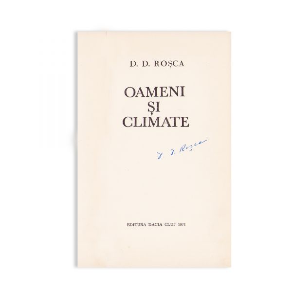 D. D. Roșca, 13 volume, 1928-1979, cu ex-libris și dedicație
