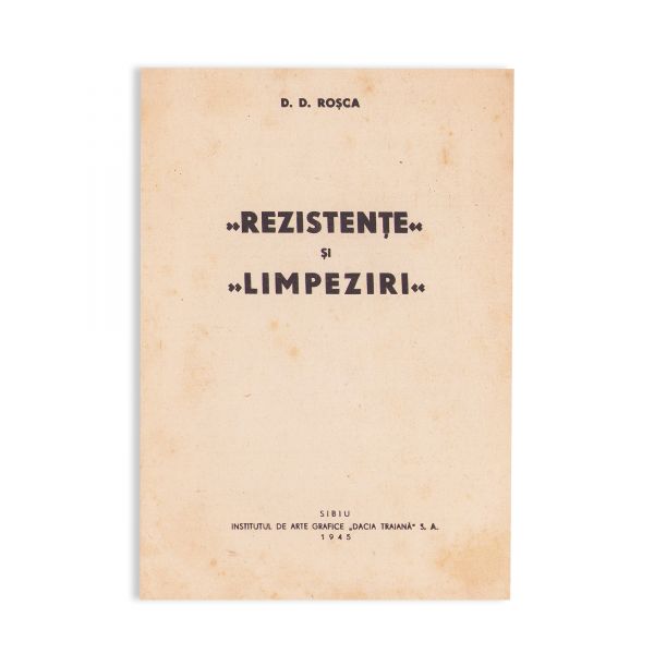D. D. Roșca, 13 volume, 1928-1979, cu ex-libris și dedicație