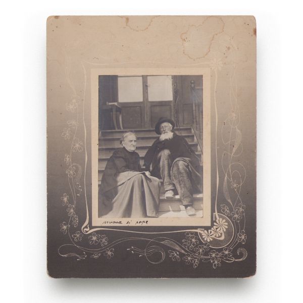 Vasile și Pulcheria Cantacuzino, bunicii lui G. M. Cantacuzino, fotografie de epocă