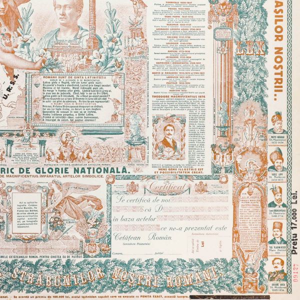 Diploma „Cetățeanului României Traiane”, ing. Theodor Niculescu (Magnificentius)