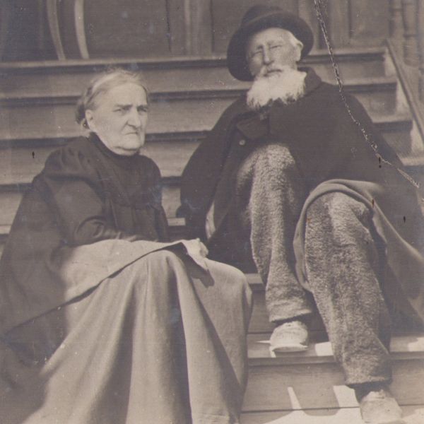 Vasile și Pulcheria Cantacuzino, bunicii lui G. M. Cantacuzino, fotografie de epocă