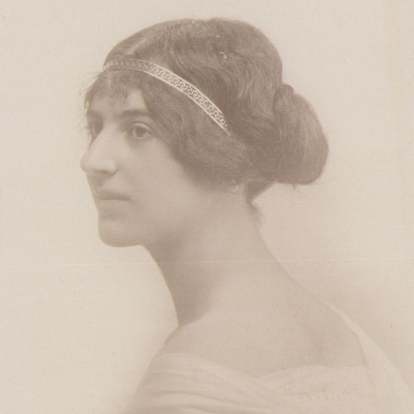 Nicolae Vasile și Marcela Cantacuzino, părinții lui G. M. Cantacuzino, două fotografii de epocă, cca. 1912  