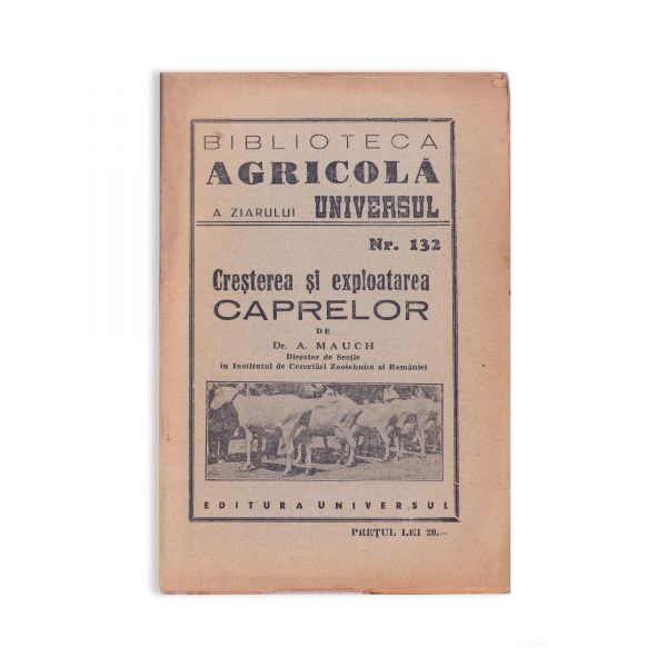 Patru volume despre zootehnie, 1909-1947 