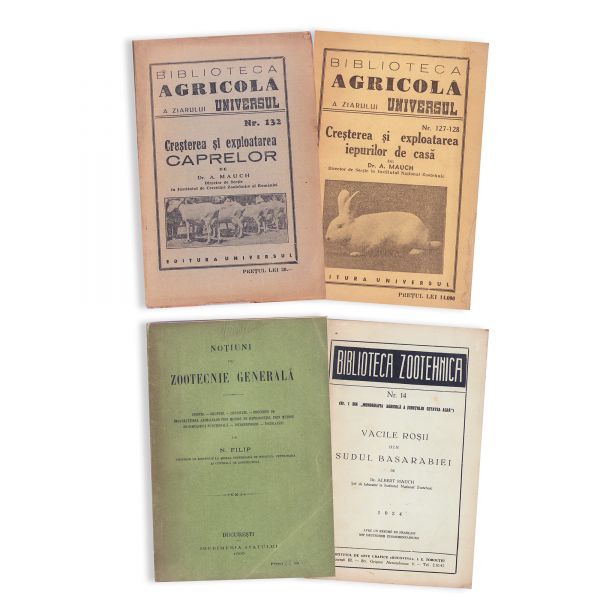 Patru volume despre zootehnie, 1909-1947 