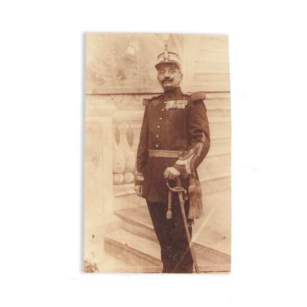 Staur Simionescu, invitație la prânzul regal din 1901 + fotografie de epocă