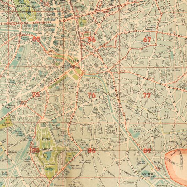 Planul general al Municipiului București, 1938 + Planul Municipiului București pe anul 1945 