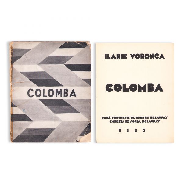 Ilarie Voronca, Colomba, 1927, exemplar numerotat cu dedicație pentru jurnalistul Miron Grindea