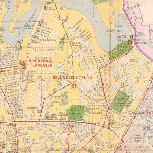 Planul general al Municipiului București, 1938 + Planul Municipiului București pe anul 1945 