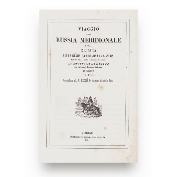Anatole de Demidoff, Călătorie în sudul Rusiei Meridionale și Crimeea prin Ungaria, Moldova și Țara Românească, 1841