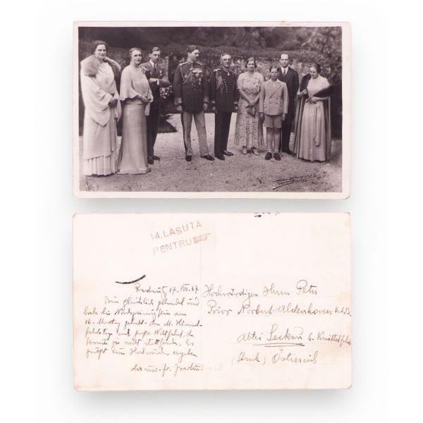 Copiii cuplului regal Ferdinand I și Maria a României, trei cărți poștale fotografice