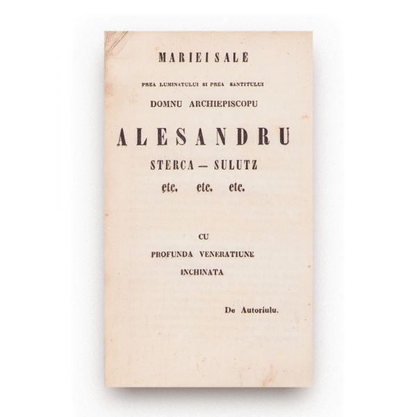 Timotei Cipariu, Știința Sfintei Scripturi, 1854