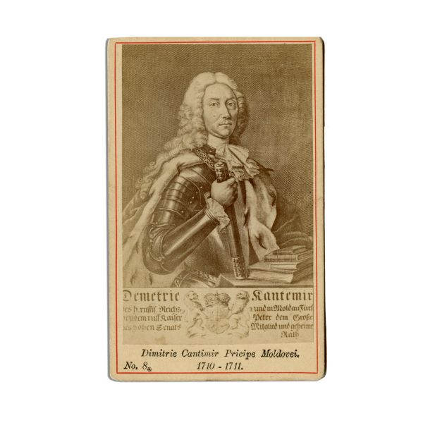 Dimitrie Cantemir, fotografie format carte-de-visite, atelier Jacob-Cerkez