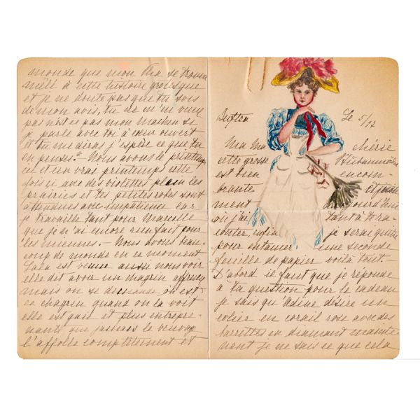 Nadejda Barbu Știrbei, scrisoare olografă