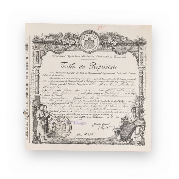 Două titluri de proprietate, 1887 - 1895