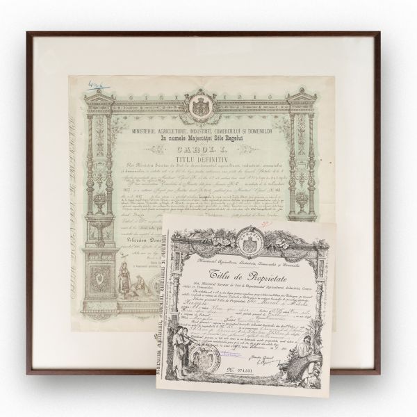 Două titluri de proprietate, 1887 - 1895