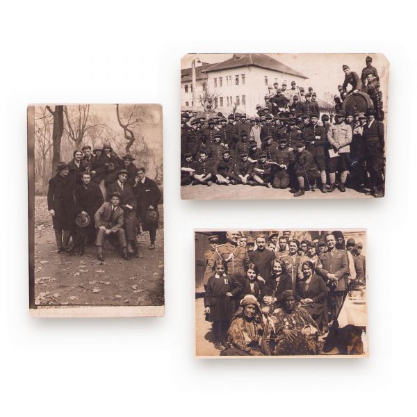 Ofițeri români, 3 fotografii de epocă