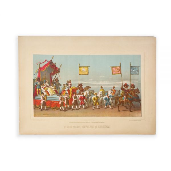 Carol Popp de Szathmáry, Carul Ceasornicarilor Giuvaergiilor și Argintarilor, cromolitografie din Albumul Carelor Simbolice