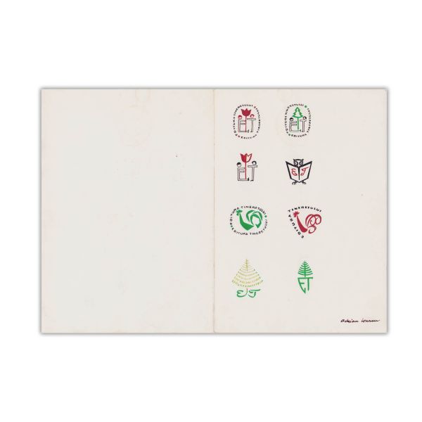 Editura Tineretului, colecție de embleme ilustrate de Adrian Ionescu