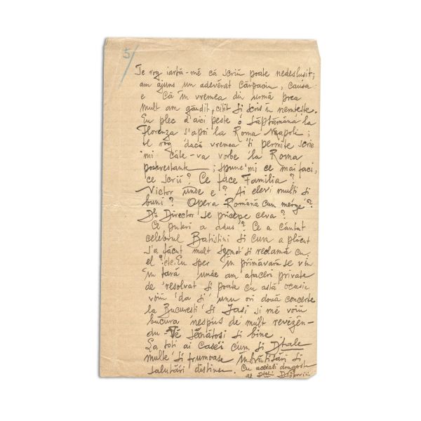 Dimitrie Popovici Bayreuth, două scrisori pentru Gheorghe Stephănescu, 1895 - 1899