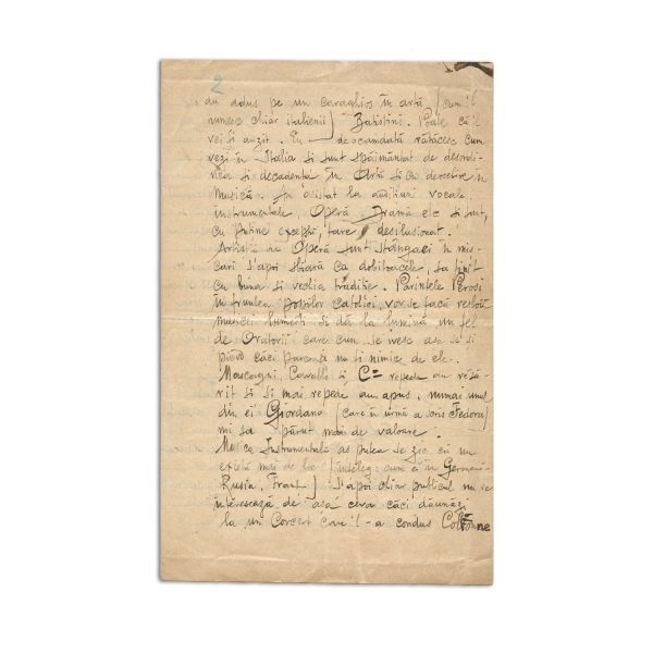 Dimitrie Popovici Bayreuth, două scrisori pentru Gheorghe Stephănescu, 1895 - 1899