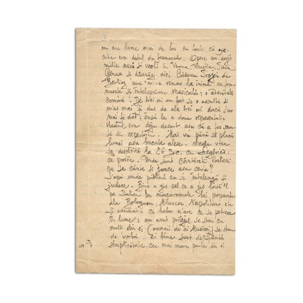 Dimitrie Popovici Bayreuth, două scrisori pentru Gheorghe Stephănescu, 1895 - 1899