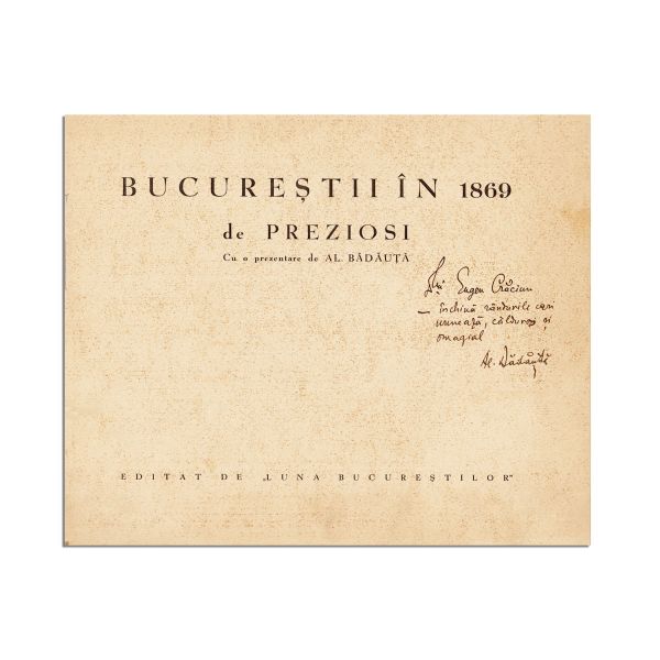 Amedeo Preziosi, Bucureștii în 1869, mapă cu 15 cromolitografii