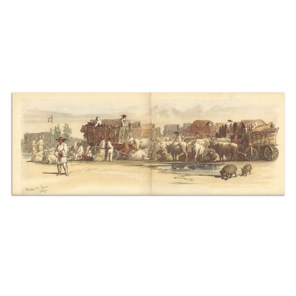 Amedeo Preziosi, Bucureștii în 1869, mapă cu 15 cromolitografii