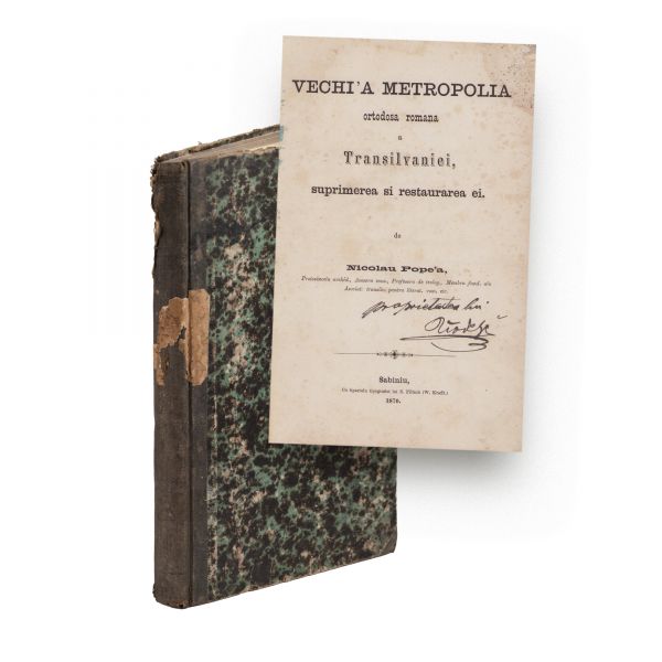 Nicolau Popea, Vechea Mitropolie Ortodoxă română a Transilvaniei, 1870 