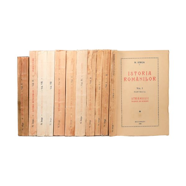 N. Iorga, Istoria Românilor, 1936-1939, 11 volume