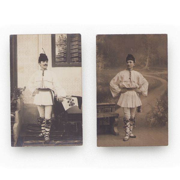 Țărani români, colecție de doisprezece fotografii de epocă 