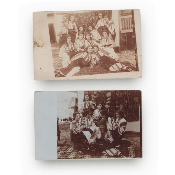 Țărani români, colecție de doisprezece fotografii de epocă 