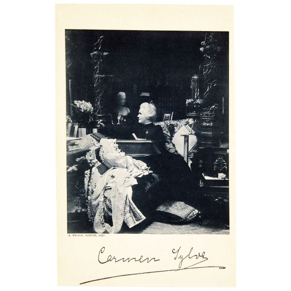 Carmen Sylva, Meine Ruh, 1912, cu dedicație olografă