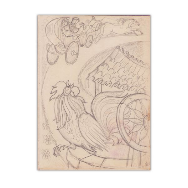 Ion Creangă, Punguța cu doi bani, variantele de ilustrator ale lui Adrian Ionescu, 1972