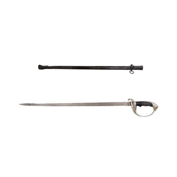 Sabie de ofițer de cavalerie, model Carol I, manufactura Toledo