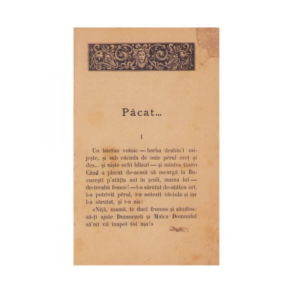 I. L. Caragiale, Păcat…, O făclie de Paște, Om cu noroc