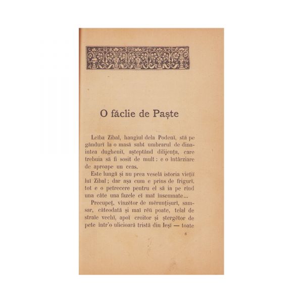 I. L. Caragiale, Păcat…, O făclie de Paște, Om cu noroc