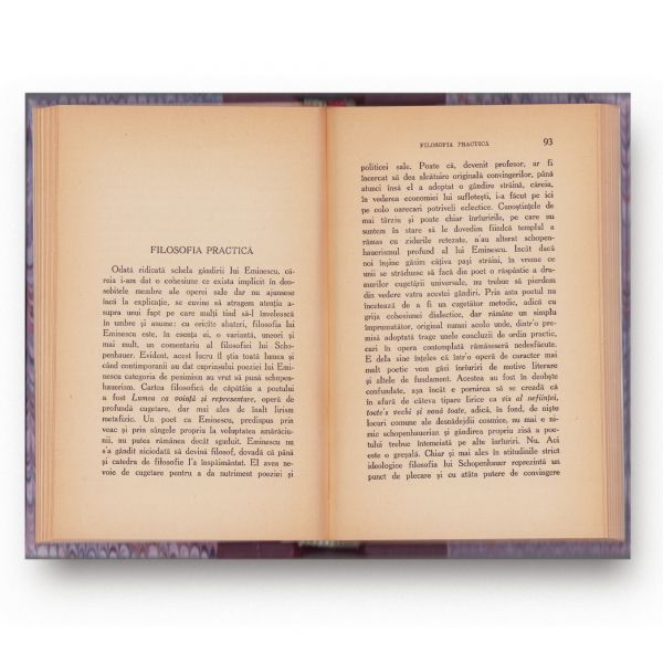 G. Călinescu, Opera lui M. Eminescu, 1935-1936, 5 volume