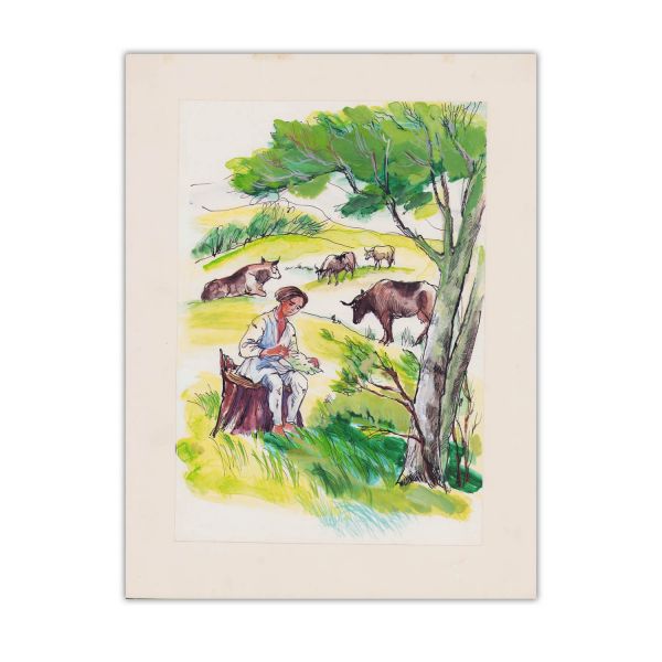 Gheorghe Alfiri, Torța peste veacuri, 1988, două ilustrații realizate de Adrian Ionescu