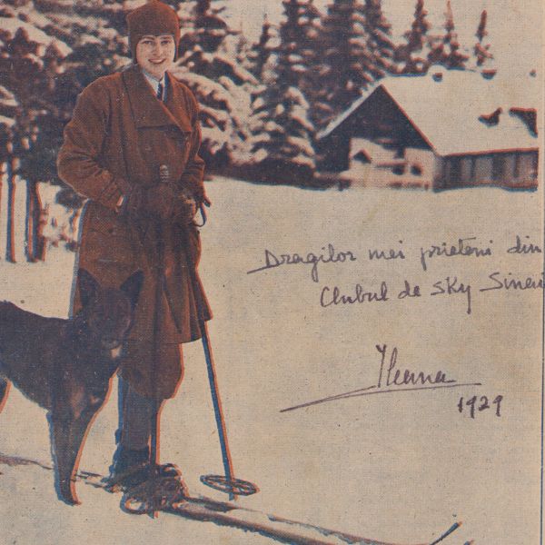 Publicația „Realitatea ilustrată”, Anul III, Nr. 5, 26 ianuarie 1929, cu dedicația principesei Ileana