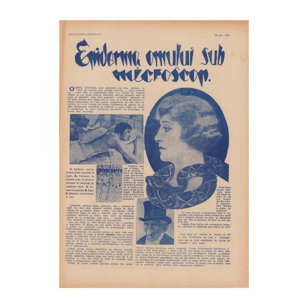 Publicația „Realitatea ilustrată”, Anul III, Nr. 5, 26 ianuarie 1929, cu dedicația principesei Ileana